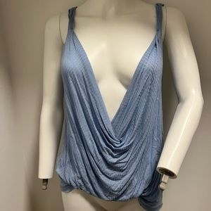 Blue free People tank top